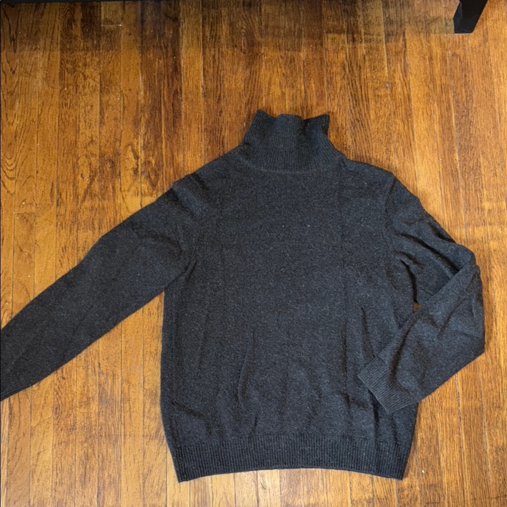 A.P.C. Brown Turtleneck Sweater Soft Knit Design